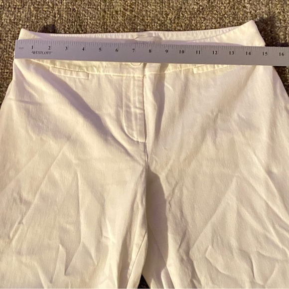 Talbots Pants Women’s Size 4 Curvy White - Picture 5 of 14